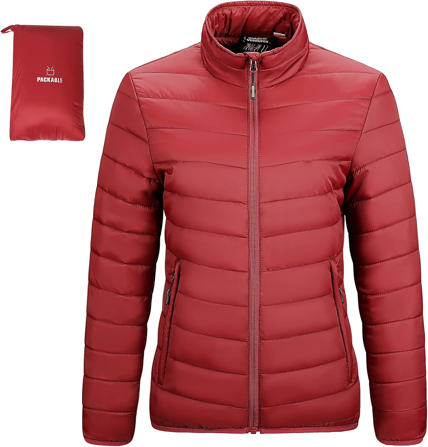 Outdoor Ventures Women's Packable Full-Zip Puffer Jacket Review