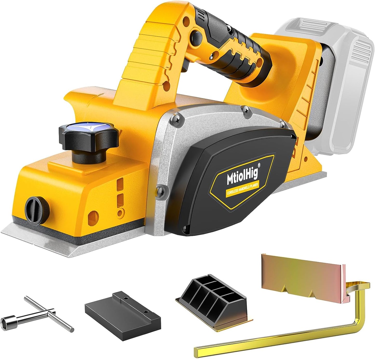 Cordless Electric Hand Planer for Woodworking and Carpentry