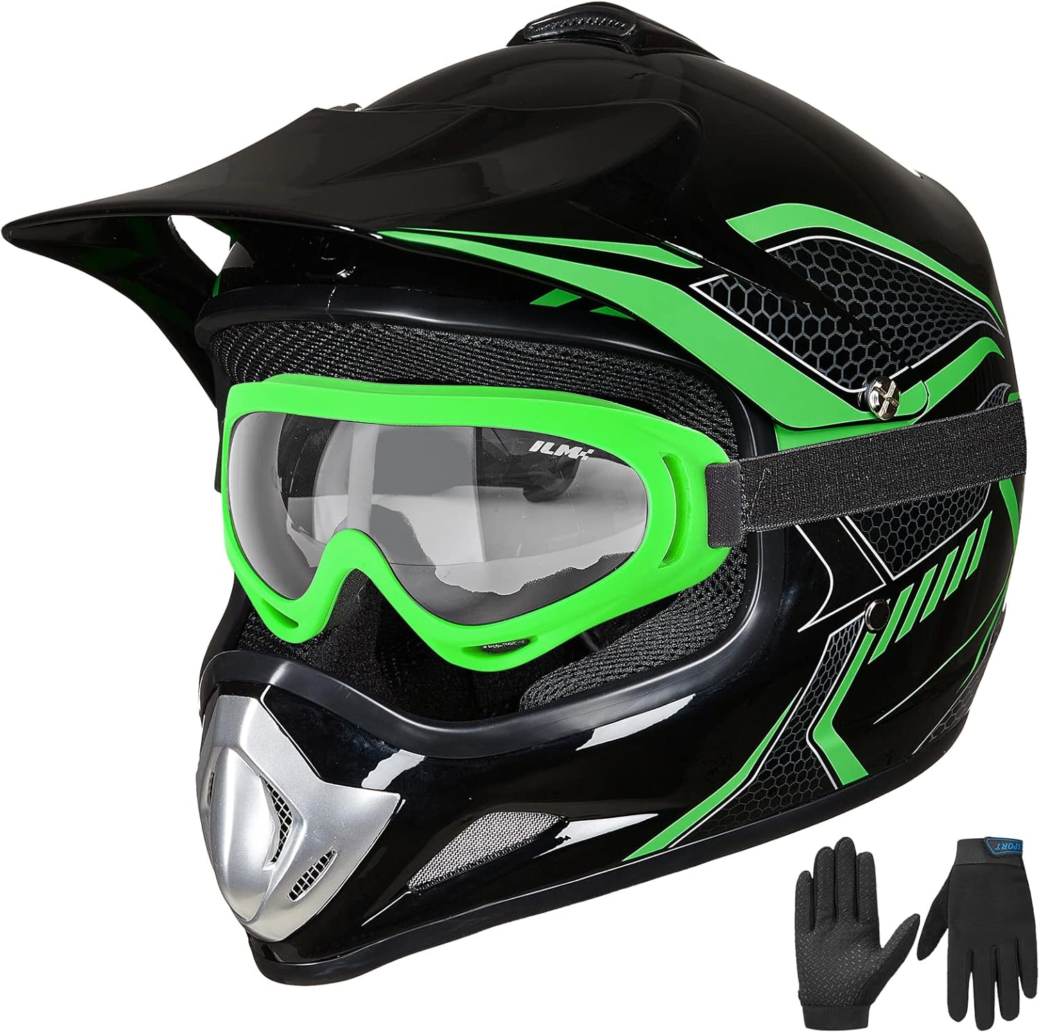 ILM Youth Kids Dirt Bike Helmet for Safe Off-Road Riding