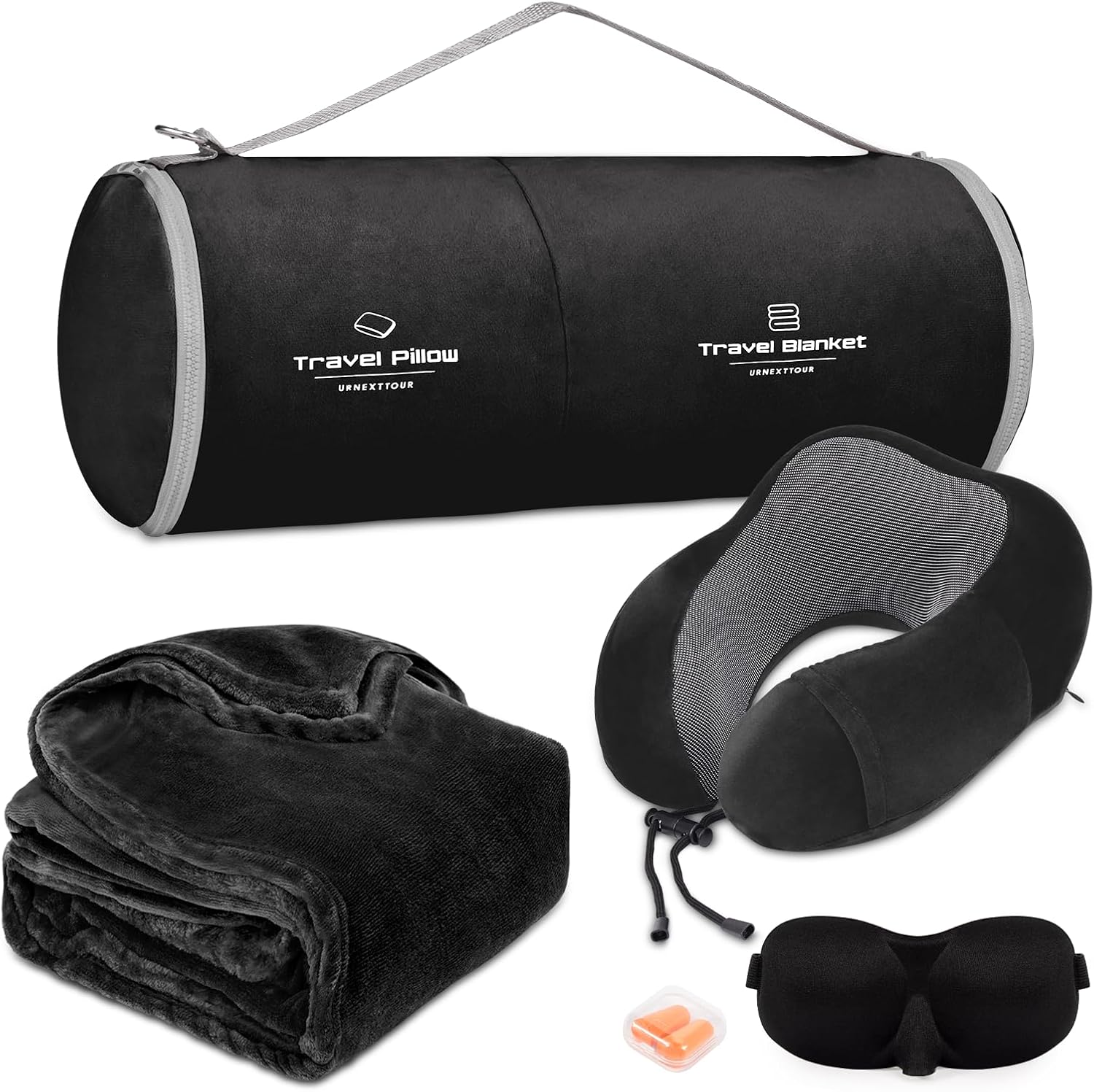 Travel Pillow and Blanket Set for Comfort on the Go