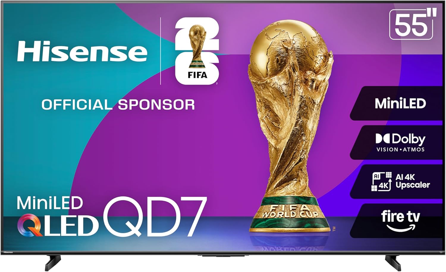 Hisense 55QD7QF Mini-LED 4K UHD Smart Fire TV Review