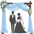 Wooden Wedding Arch Frame 7.48 ft Square Wood Arch - Rustic Ceremony