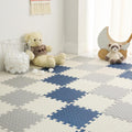 Foam Play Mat for Toddlers EVA Interlocking Tiles - Cushioned 4ft Play
