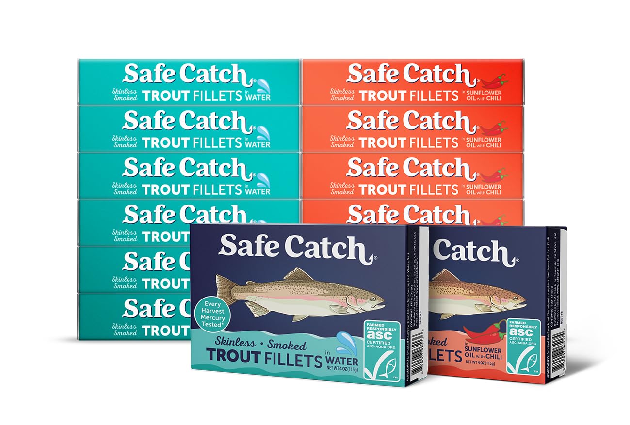 Safe Catch Smoked Rainbow Trout Fillets - Delicious and Nutritious