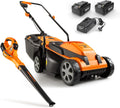 LawnMaster 24V Max 13-in Cordless Mower and Blower Combo - Compact