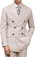 Double Breasted Mens Suit 2 Piece Set Slim Fit - Prom & Wedding