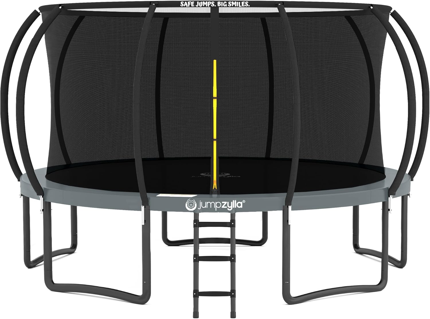 Jumpzylla Trampoline Outdoor 8FT to 16FT with Enclosure & Ladder