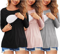 Ekouaer Women Nursing Shirts for Comfortable Breastfeeding