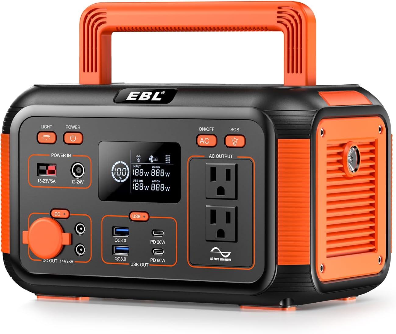 EBL 300W Portable Power Station - Reliable Emergency Power