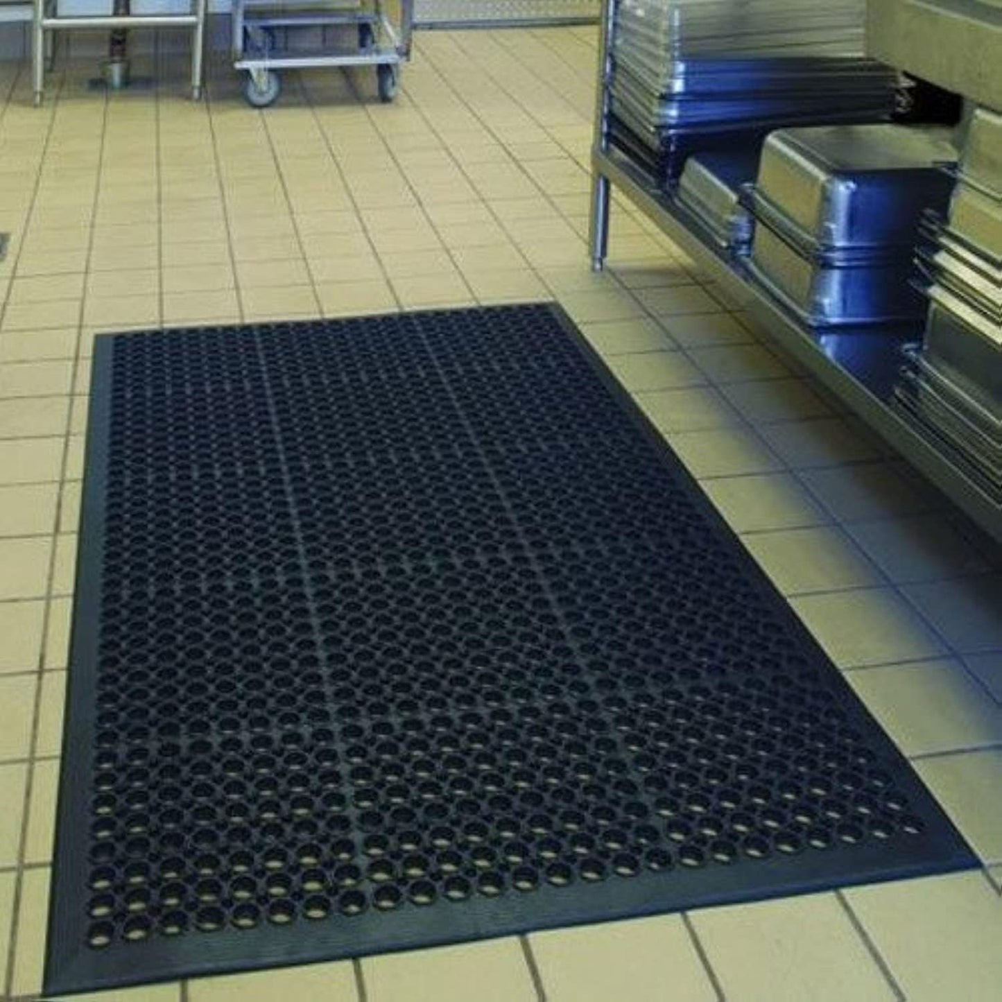 Rubber Outdoor Mats for Commercial Kitchen and Restaurant Use