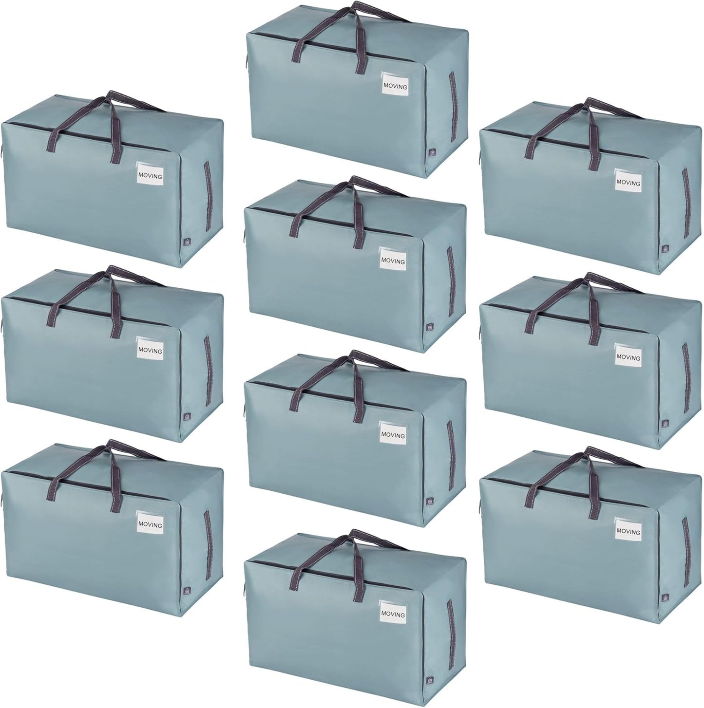 VENO 10 Pack Heavy Duty Moving and Storage Bags for Organizing