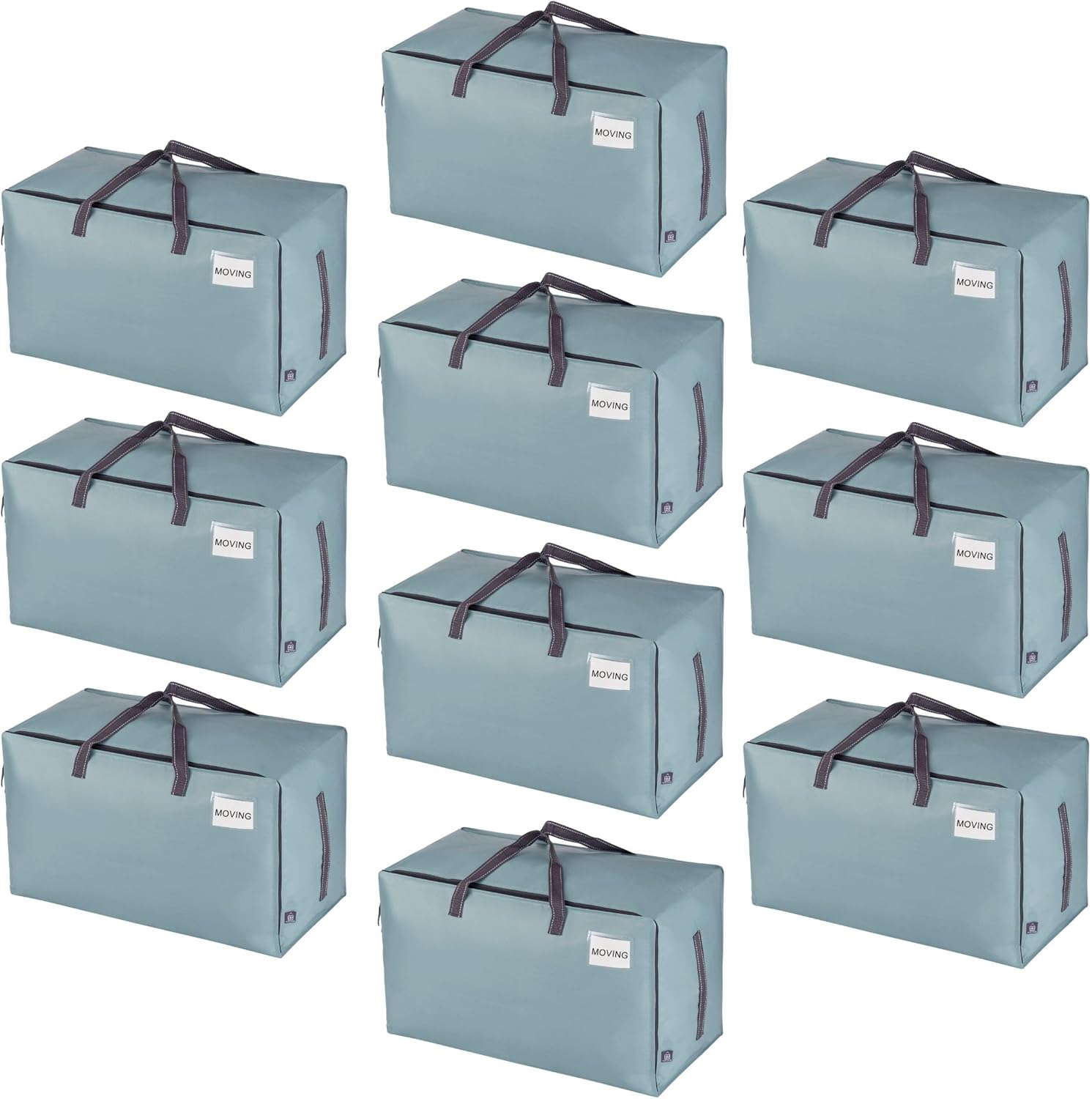 VENO 10 Pack Heavy Duty Moving and Storage Bags for Organizing