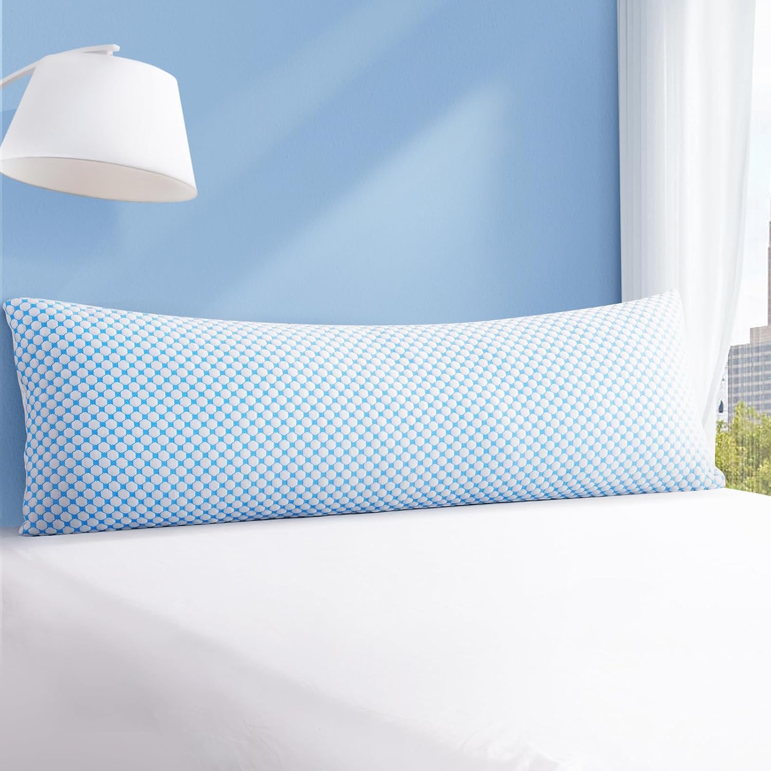 EASELAND Firm Body Pillow with Adjustable Loft for Comfort