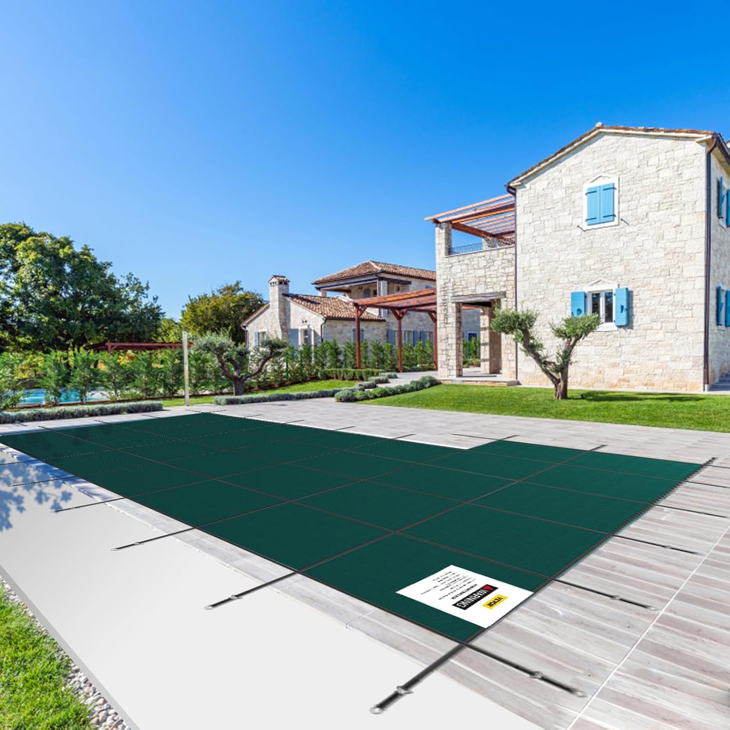 VEVOR Inground Pool Safety Cover for 16 x 32 Ft Pools
