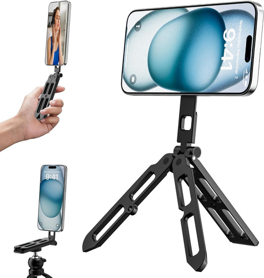 UBeesize Magnetic Portable Tripod for iPhone - Compact & Versatile