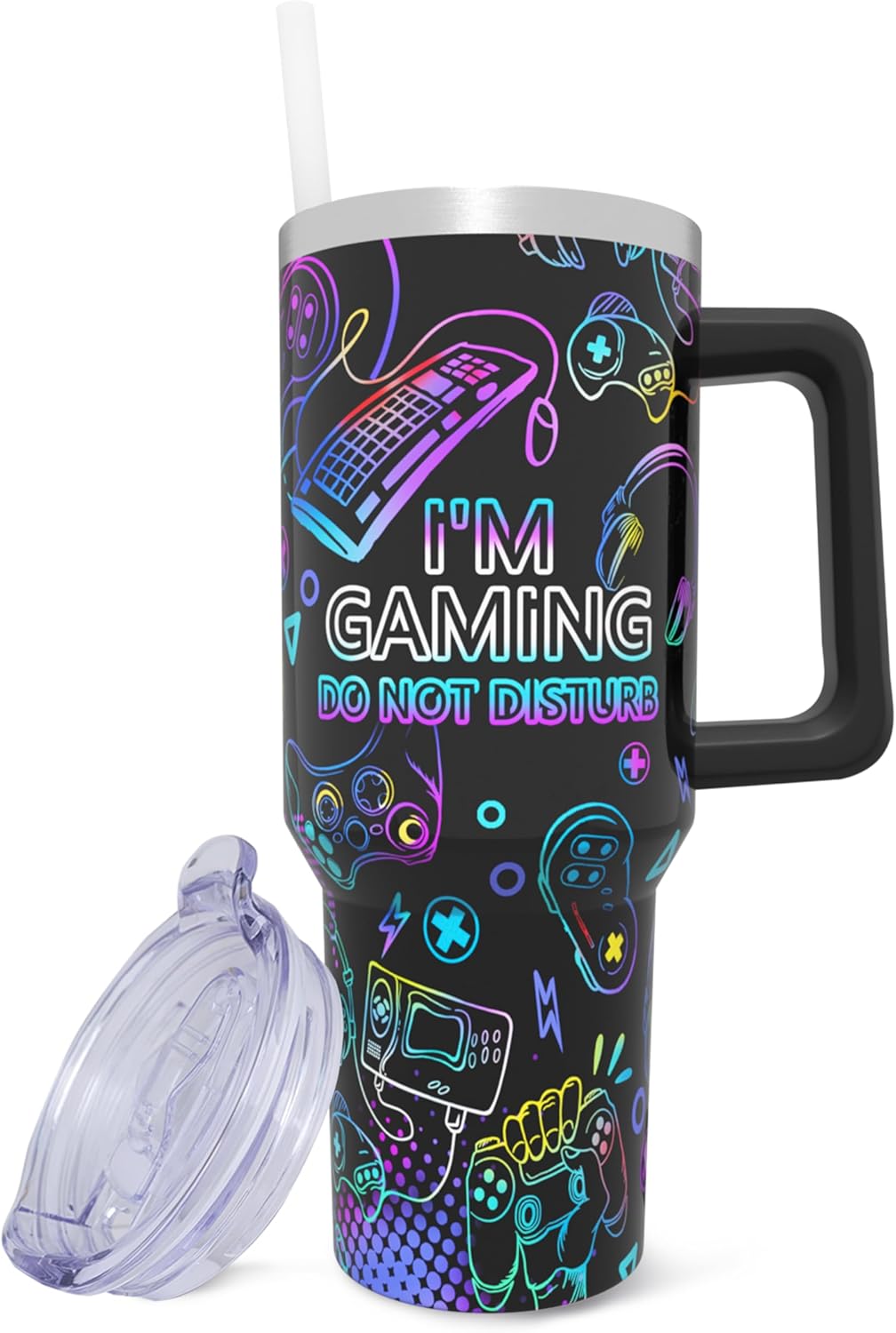 40 oz Gaming Tumbler - Leak Proof & Insulated!