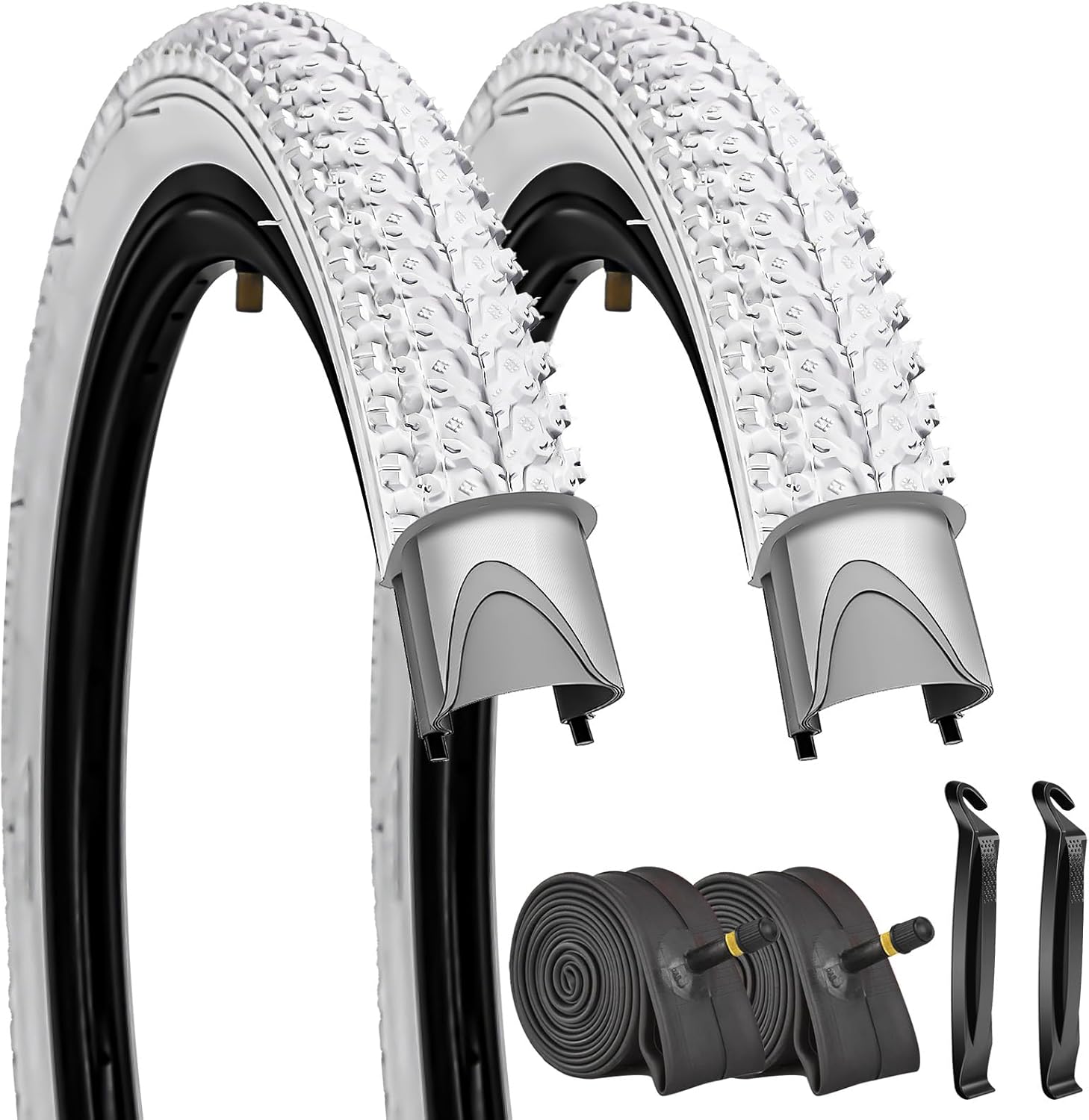 SIMEIQI 18x1.95 20x1.95 Inch Kids Bike Tires and Tubes Pack
