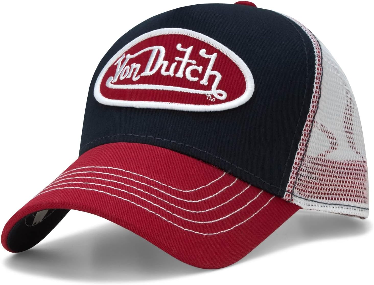 Von Dutch Unisex Trucker Hat - Retro Classic Adjustable Cap