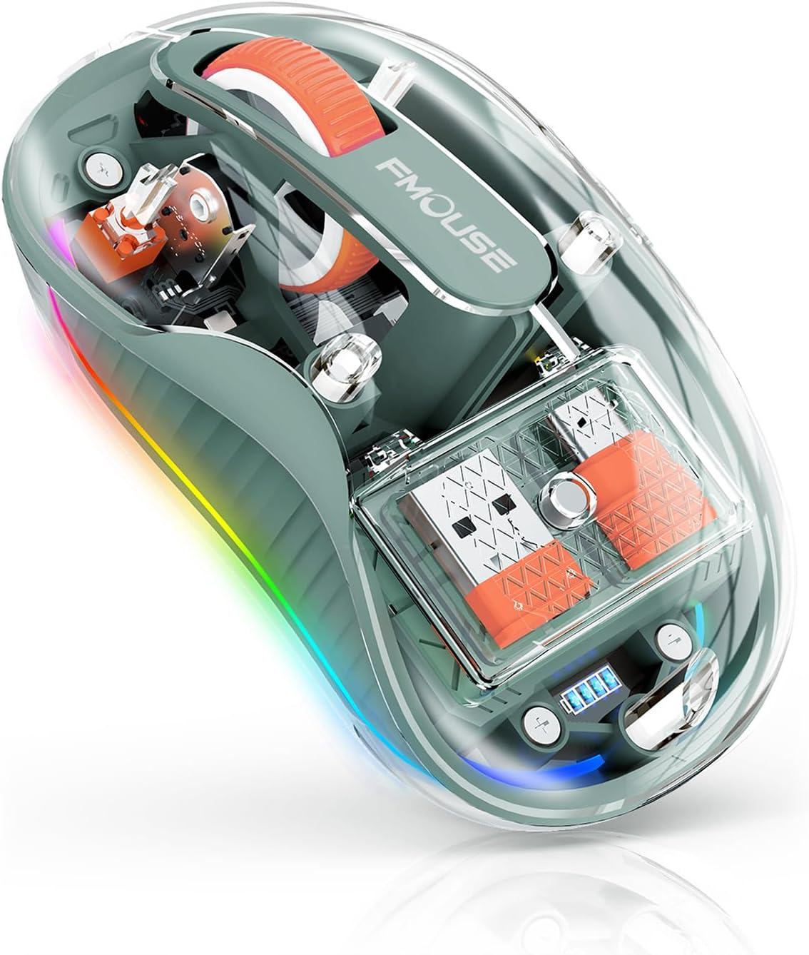 Multi-Device Connectivity Wireless Mouse - Ideal for Travel - Green