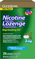 GoodSense Nicotine Polacrilex Lozenge 2 mg Mint - Stop Smoking Aid