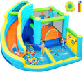 FBSPORT Inflatable Bounce House with Water Slide - Backyard Play Park