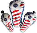 CRAFTSMAN GOLF Stars and Stripes Flag Headcover Set - 3pc Driver Wood
