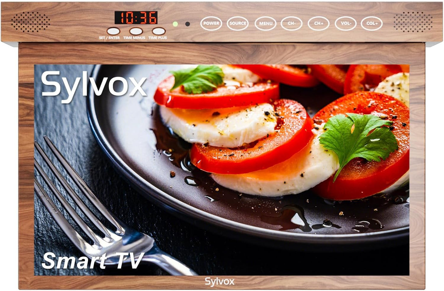 SYLVOX Flip Down Smart TV: 360 Degree Rotation