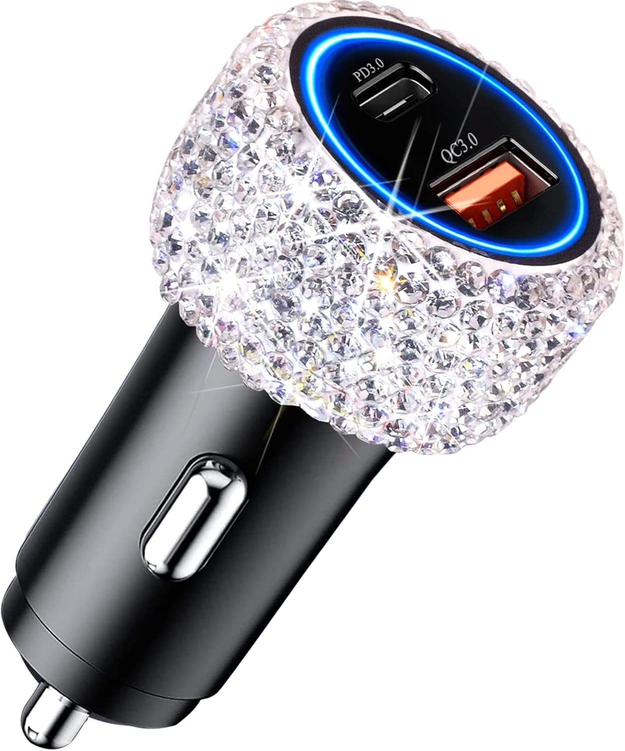 Fast Charge Bling Car Charger for Multiple Devices