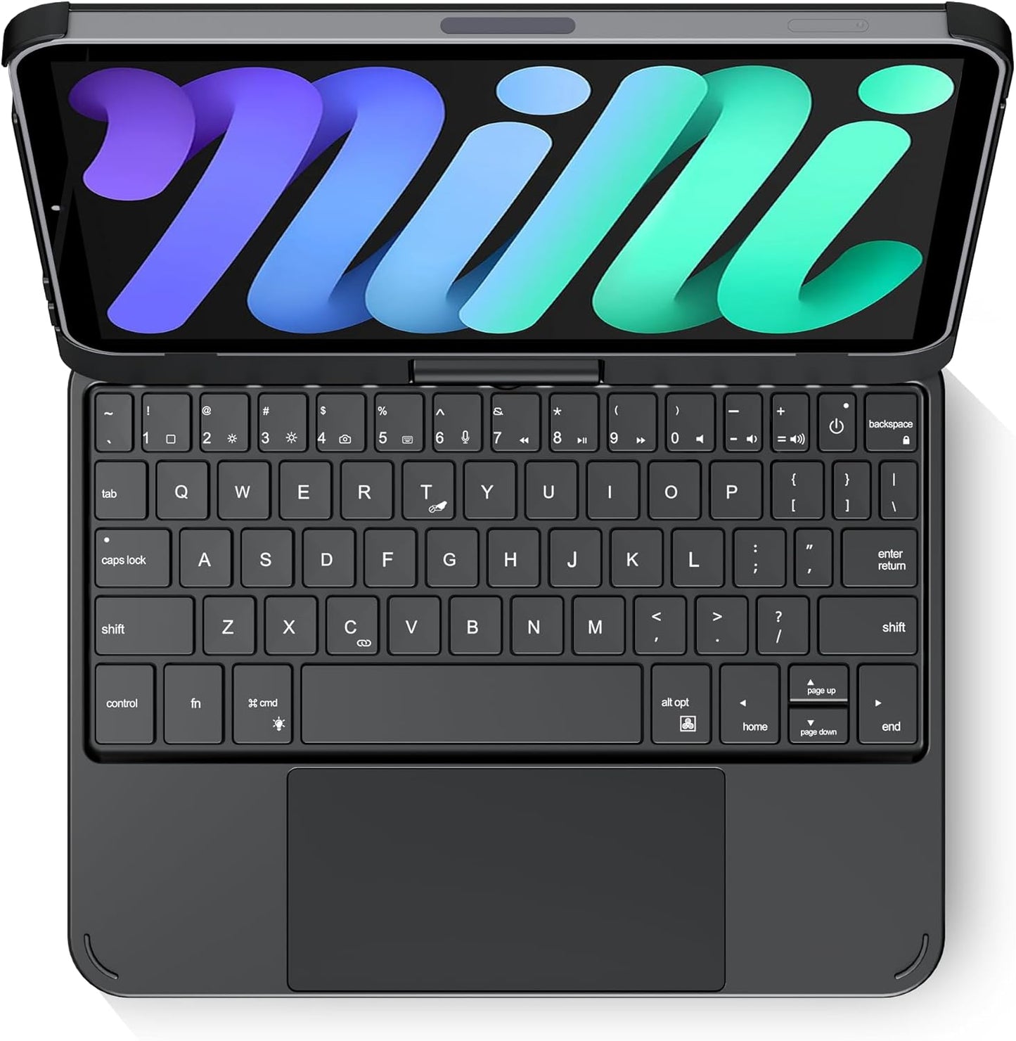 edaiser Swivel Keyboard Case for iPad mini 7th/6th Gen 8.3-in