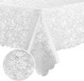 Smiry Rectangle Table Cloth 54ft x 120ft - Waterproof Heavy Duty Vinyl