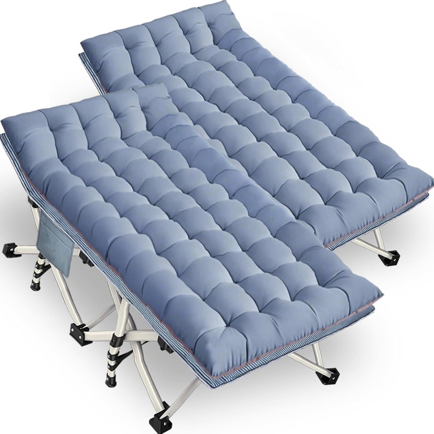 XXL Camping Cot with Mattress for Comfortable Sleeping Anywhere