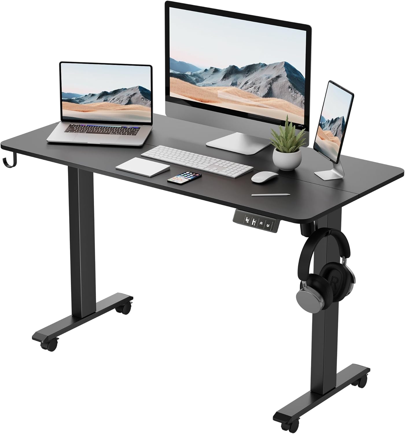 TIQLAB Electric Standing Desk: Effortless Height Adjustment