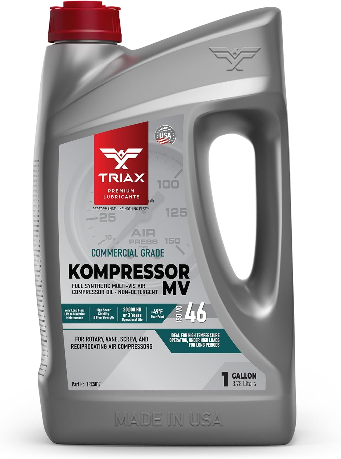 TRIAX Kompressor MV 46 SAE 20 Full Synthetic Compressor Oil