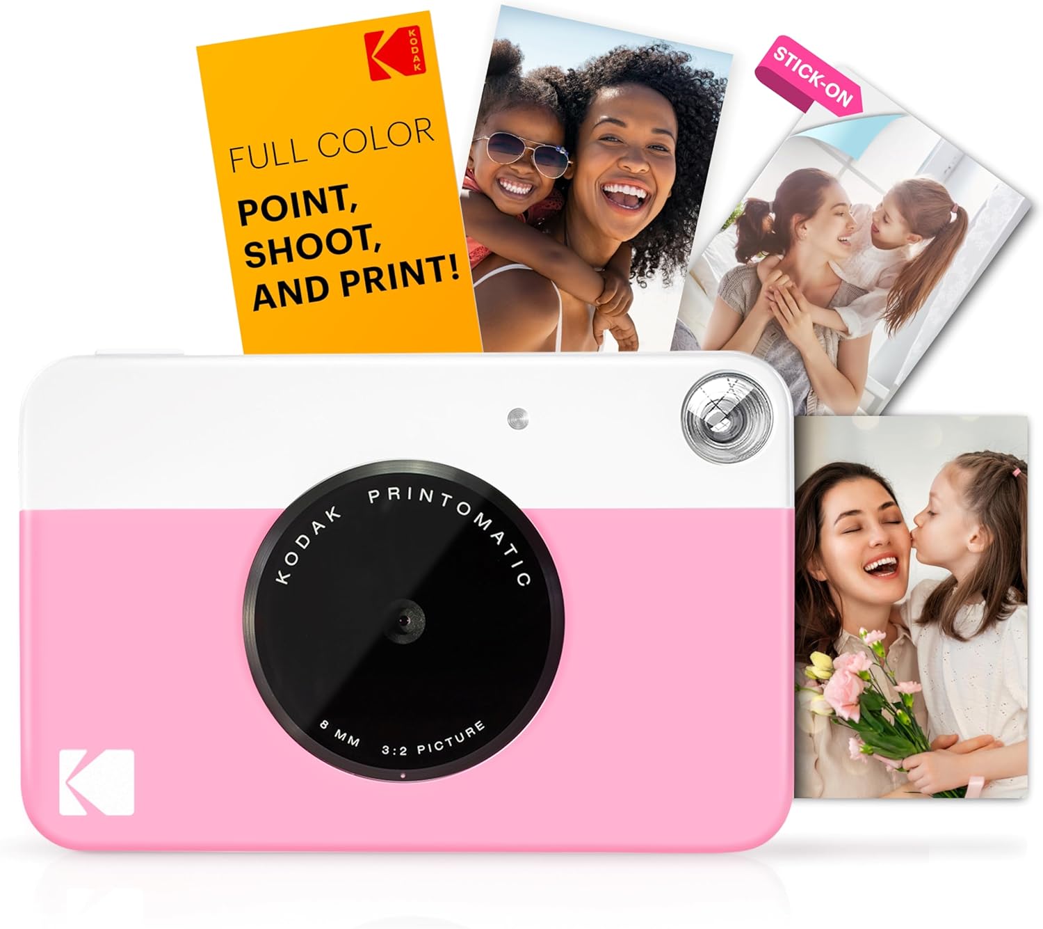 KODAK Printomatic Camera: Colorful Instant Prints Anywhere!