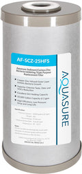 Fortitude V2 Series Sediment/Carbon/Zinc Replacement Filter - Long