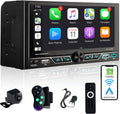 Double Din Car Stereo Compatible with Wireless Apple CarPlay/Android