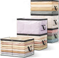 Lifewit 90L Clear Clothes Storage Bags 6 Pack - Large Zip Organizers
