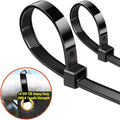 Zip Ties Heavy Duty 14 in Large Cable Ties 50 Pack - 200 lb Strength