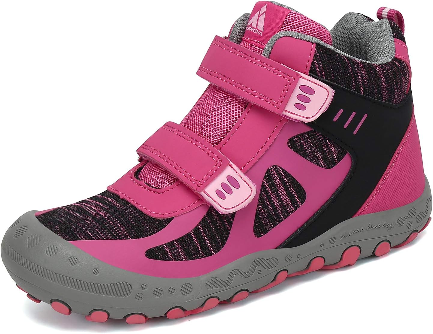 Mishansha Unisex-Child Outdoor Ankle Hiking Boots for Kids