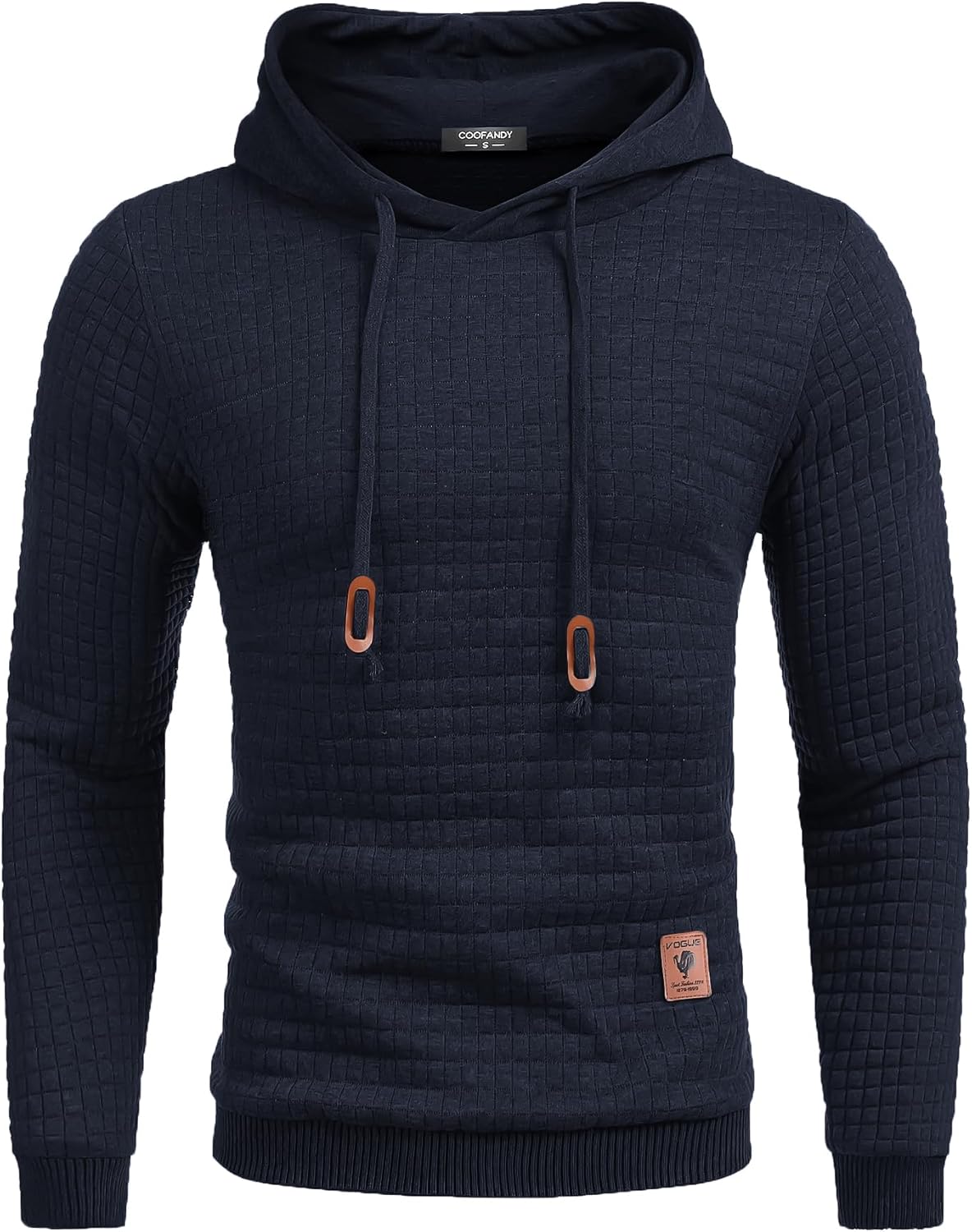 COOFANDY Mens Hooded Sweatshirt for Casual Comfort and Style