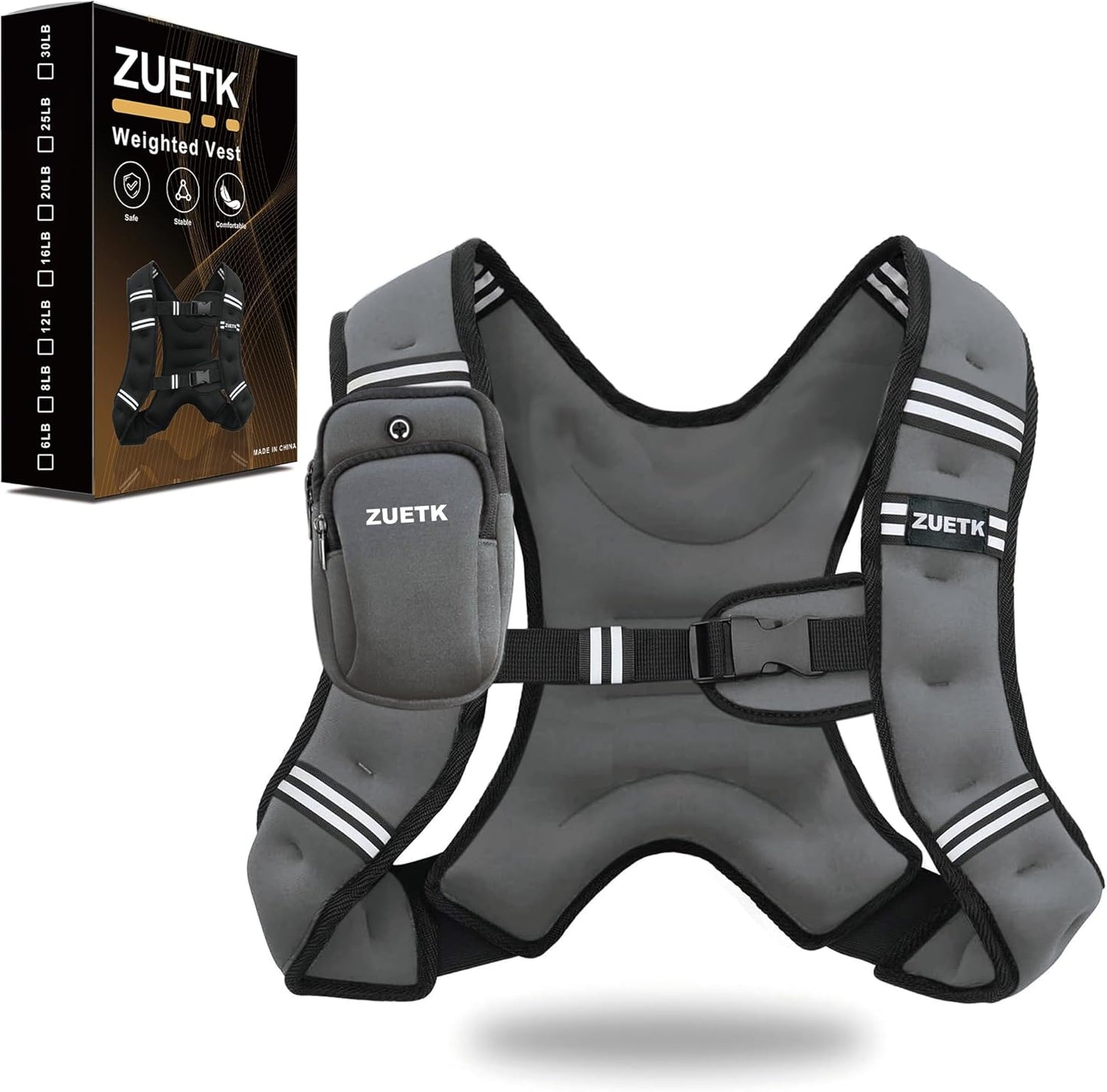 Weighted Vest for Strength Training and Fitness Workouts