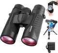 12x42 HD Binoculars for Adults High Powered - Bright BAK4 Optics