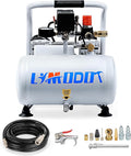 Ultra Quiet Air Compressor with 1 Gallon Steel Tank for DIY