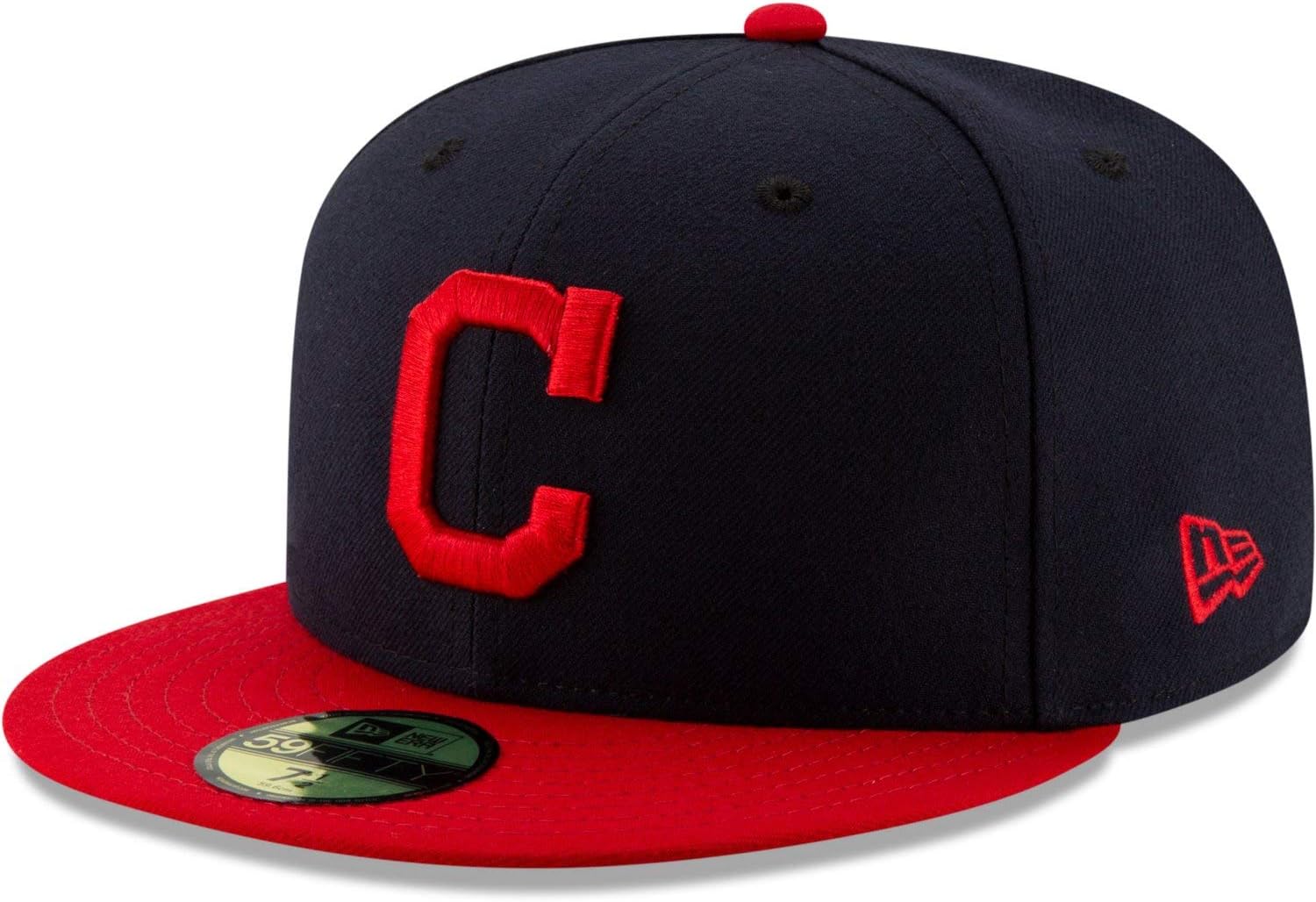 New Era Men's Cleveland Indians 59Fifty Home Navy Authentic Hat