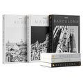 Set of 3 XL Decorative Hardcover Books for Coffee Tables - City Theme