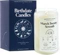 Birthdate Candles March 27 Aries Scented Birthday Candle - Mint