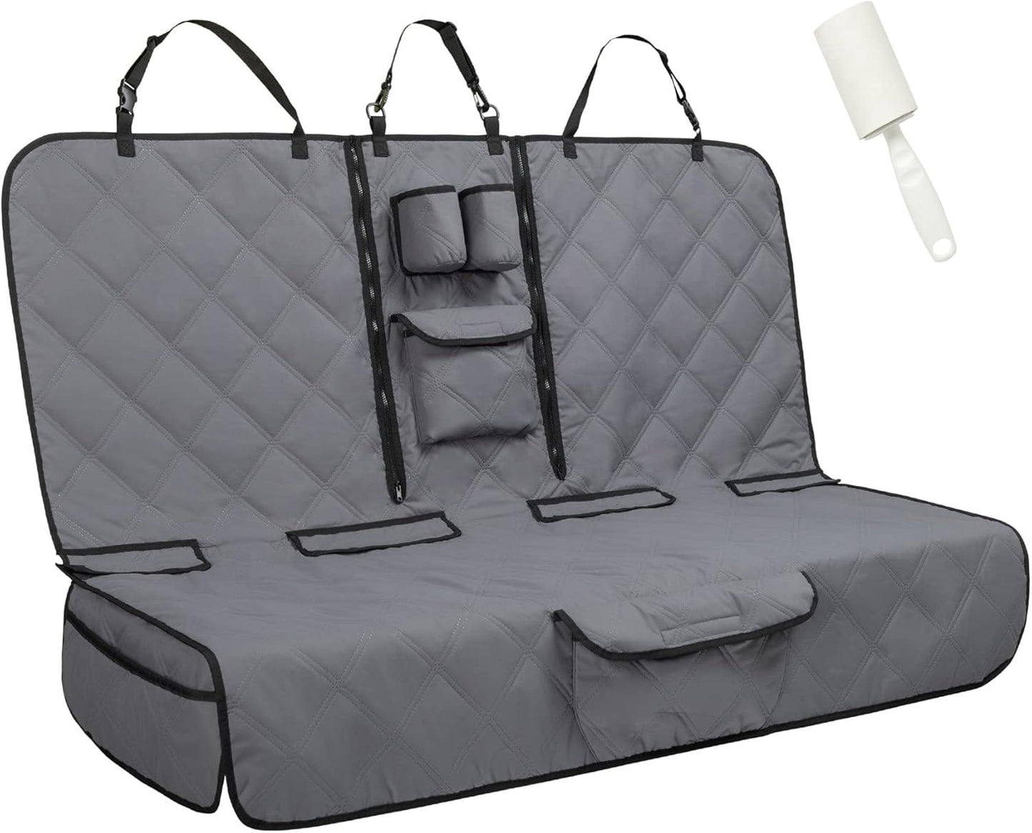 Soft-feeling Dog Car Seat Cover for Back Seat Protection