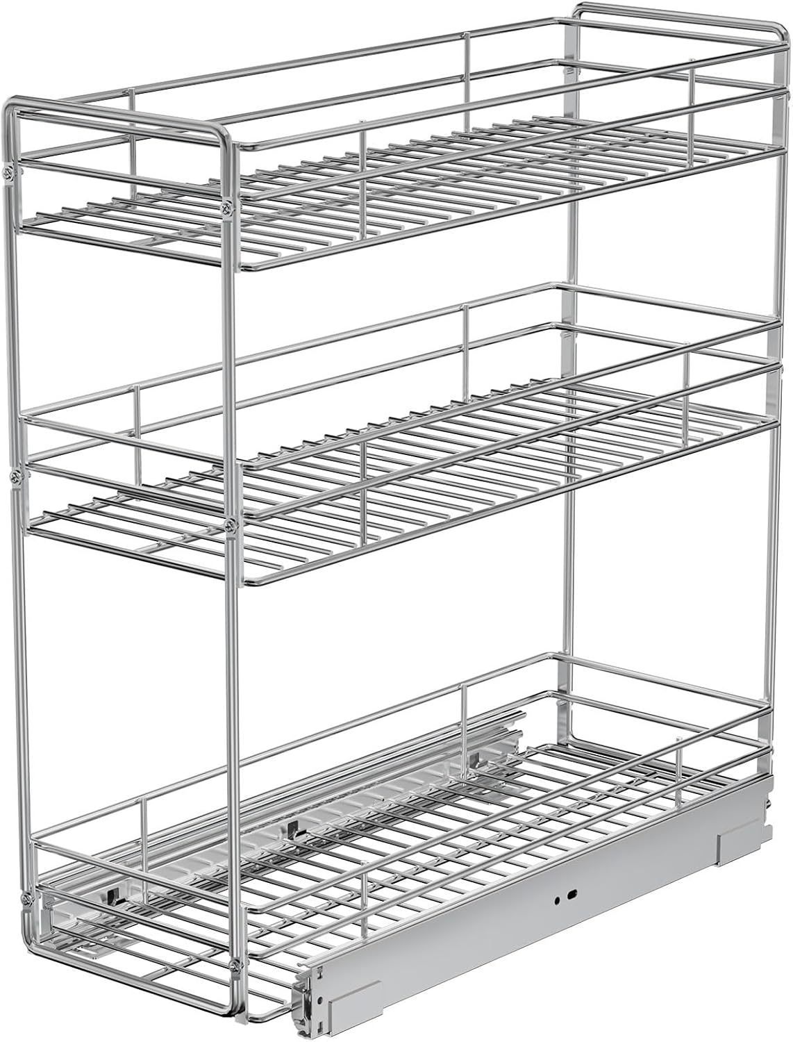 Pull Out Spice Rack Cabinet Organizer for Narrow Spaces