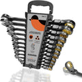 SUZUME 12-Piece Flex Head Ratcheting Wrench Set - 180 Flex Advantage