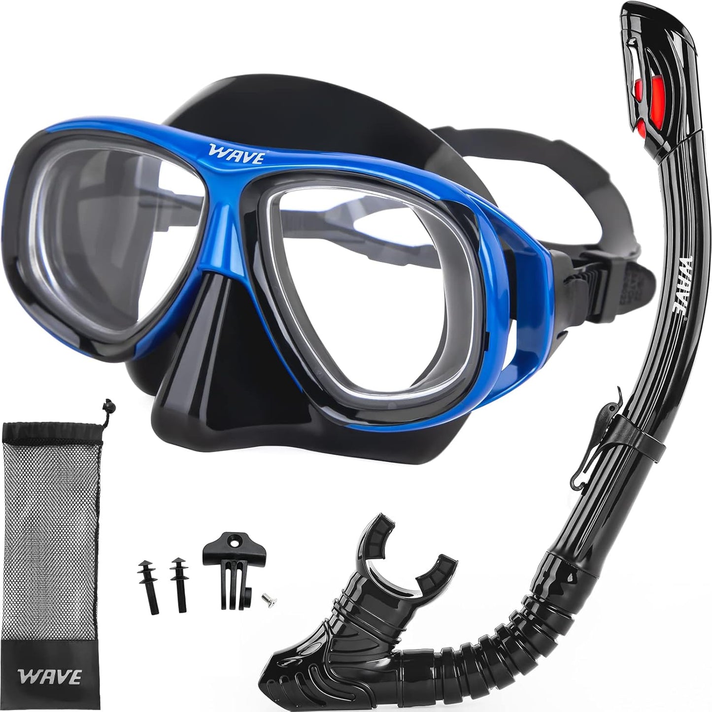 Nearsighted Snorkel Gear Set for Clear Underwater Vision